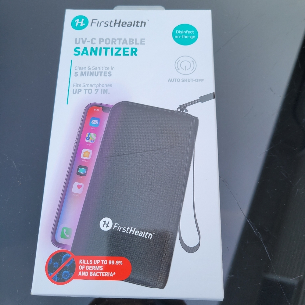 New First Health UV-C Portable Sanitizer.